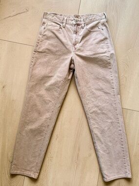 American Eagle Blush Pink Corduroy Pants Super Stretch Mid Rise Skinny Size 4
